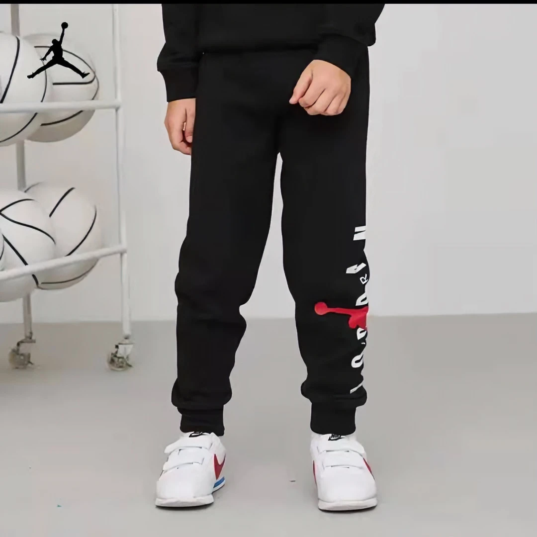 【童装官方】AirJordan童装男女童儿童休闲裤加绒保暖时尚长裤5559F
