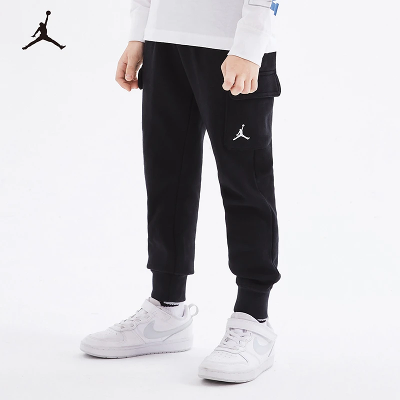 Air Jordan童装春秋冬儿童加绒/不加绒卫裤B087/B398