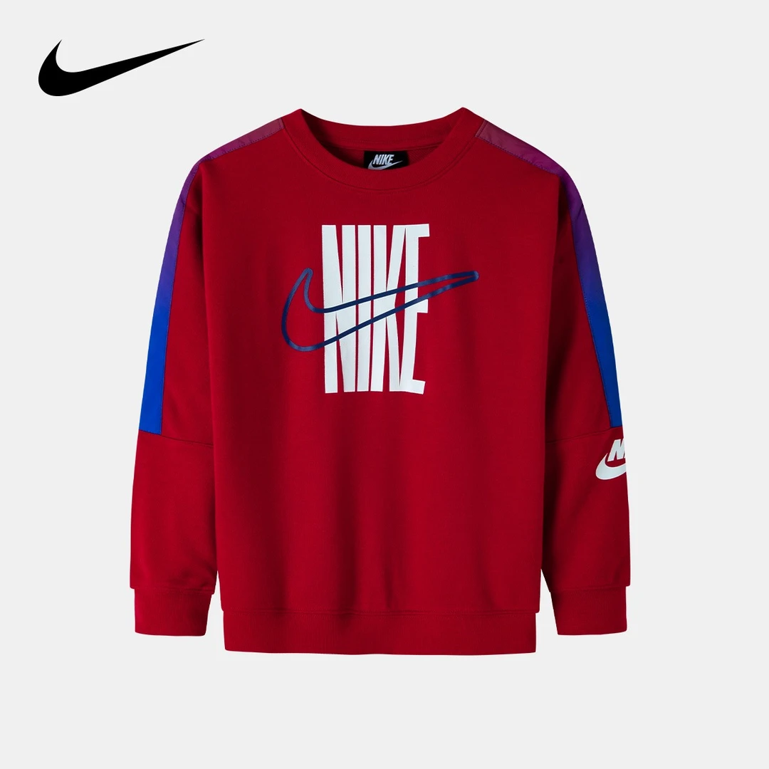 【童装旗舰】Nike耐克童装男女童春季新款休闲圆领卫衣NKB-FW-H995