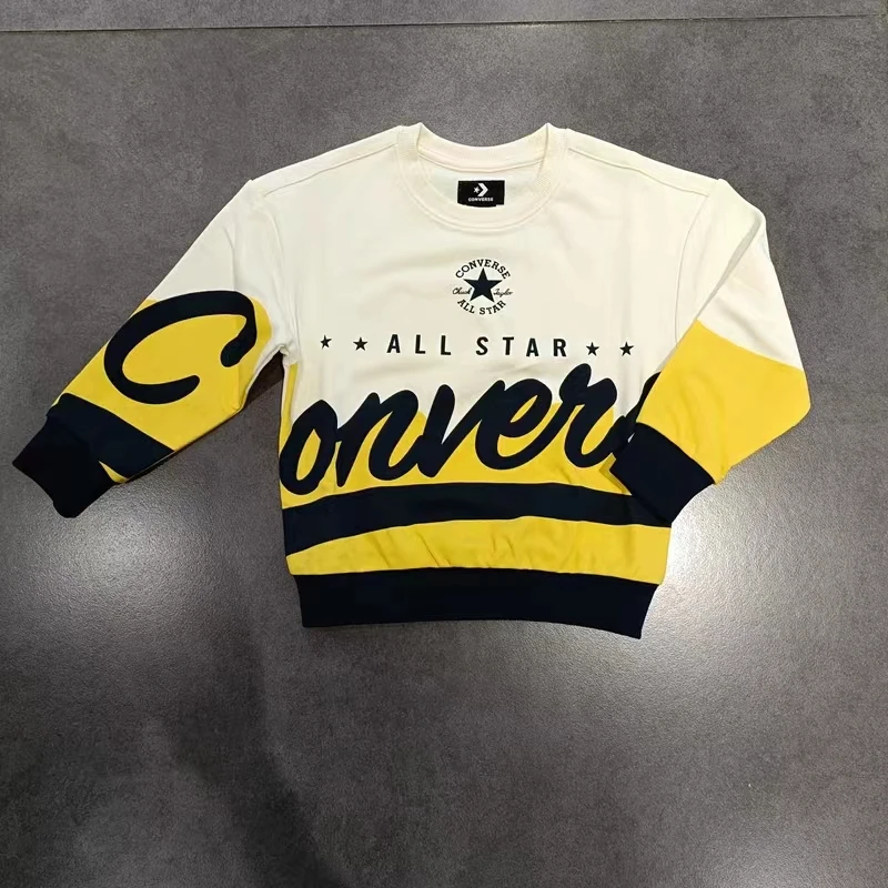 【童装旗舰】Converse匡威春秋长袖童装圆领无帽卫衣CNVN-FW-D798