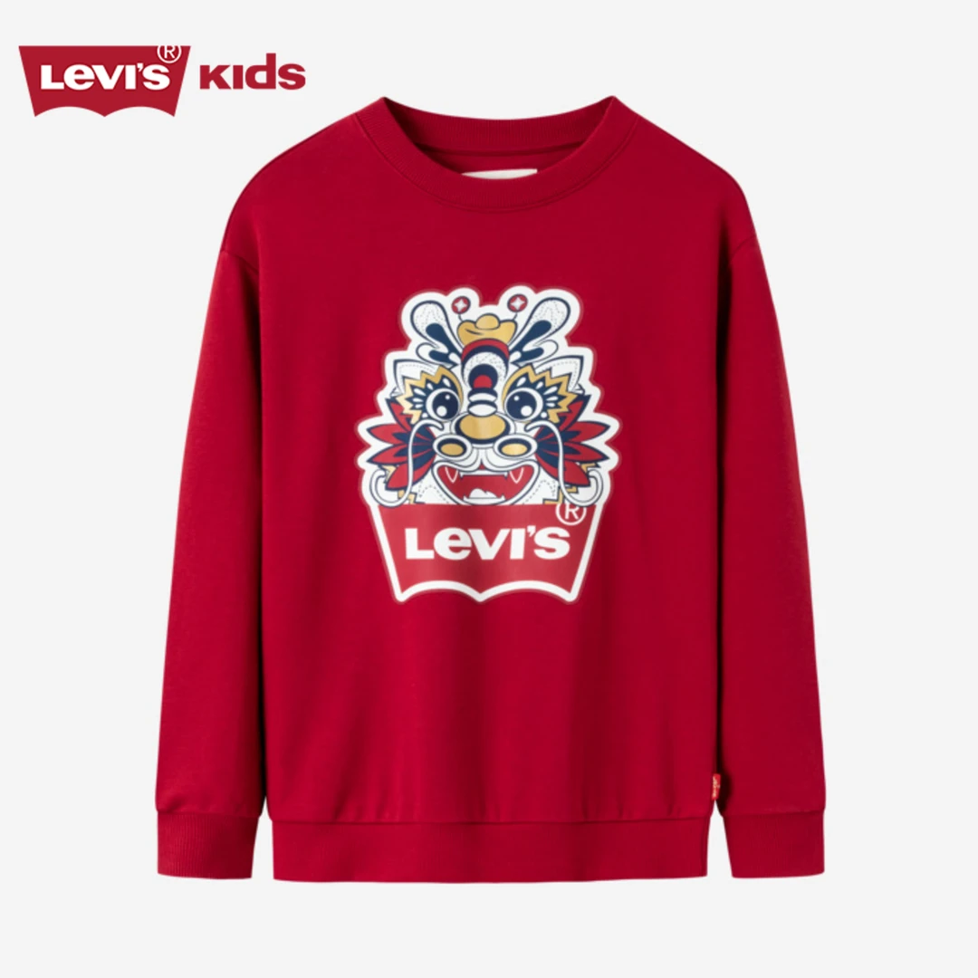 【童装旗舰】Levi's李维斯童装龙年限定秋冬百搭卫衣LVN-FW-L570