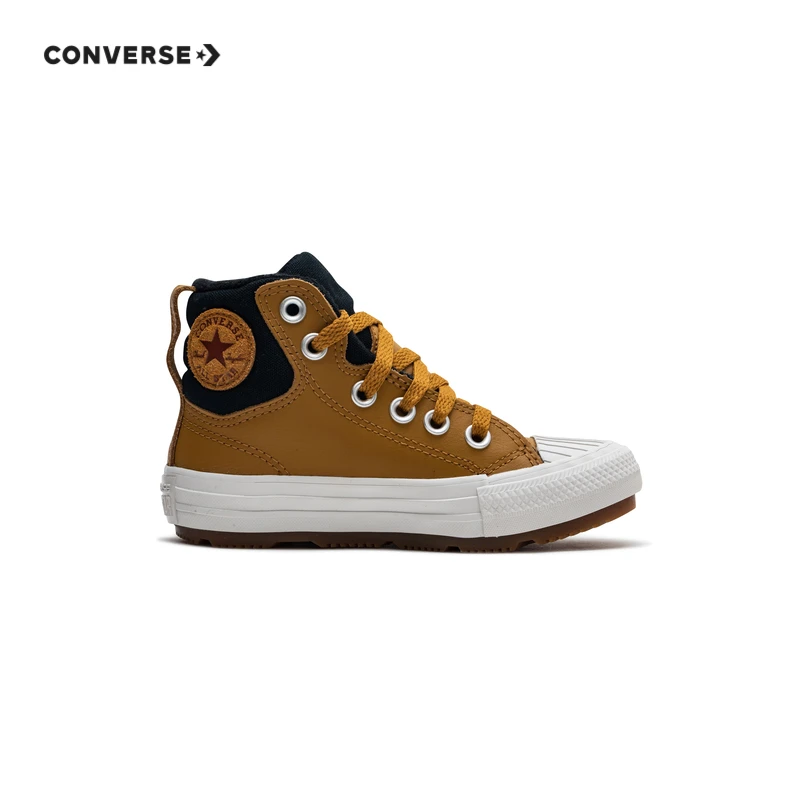 Converse匡威儿童高帮经典小孩品牌童鞋加绒鞋子371524C