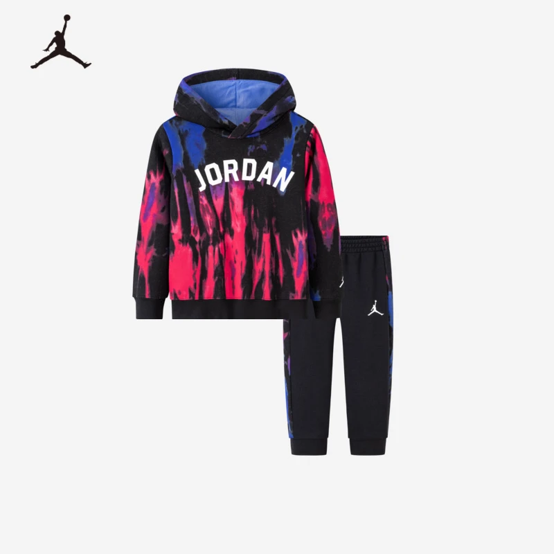 【童装官方】Air Jordan男童春秋小童套头连帽卫衣套装JDB-EE-B407