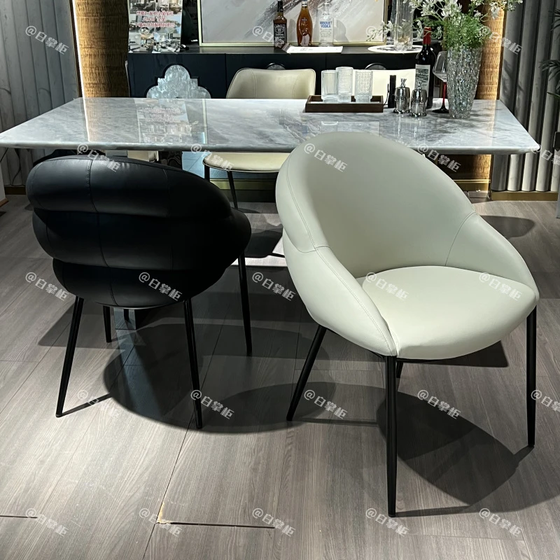 白掌柜【Cattelan卡特兰餐椅】餐桌椅意式餐厅家用客厅椅65*58*85