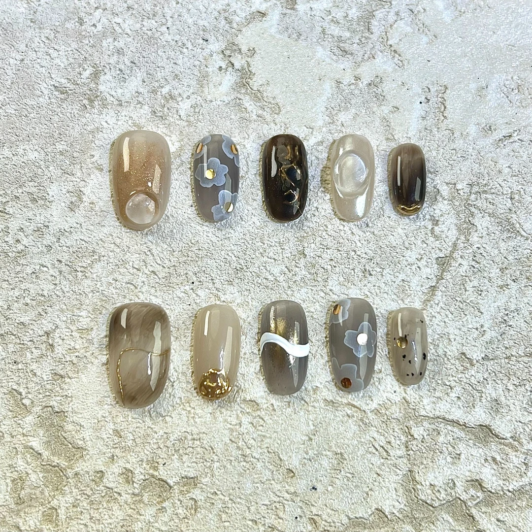 「海棠」Lolido洛莉朵小众ins纯手工穿戴甲