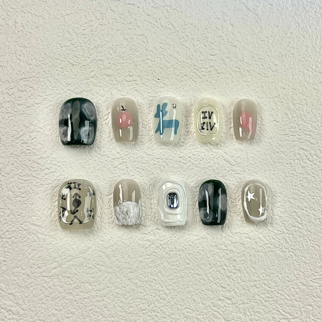 「梦醒时分」Lolido洛莉朵小众ins纯手工穿戴甲