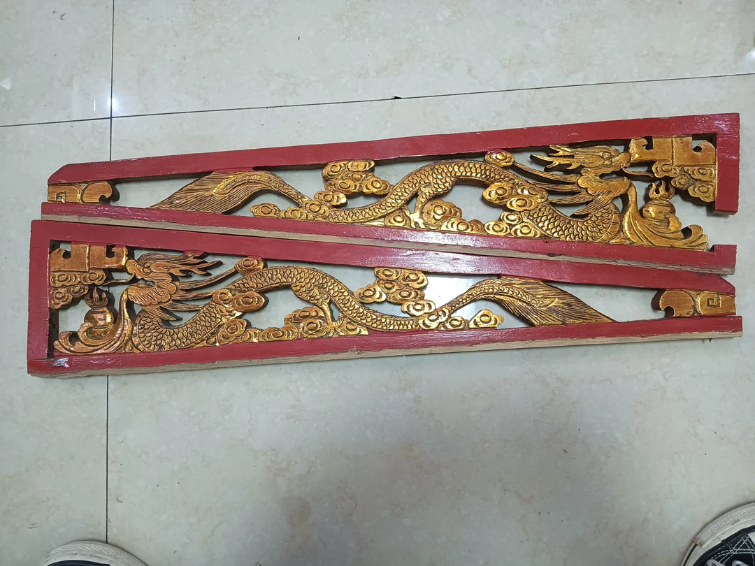 东阳木雕香樟木雕刻龙板