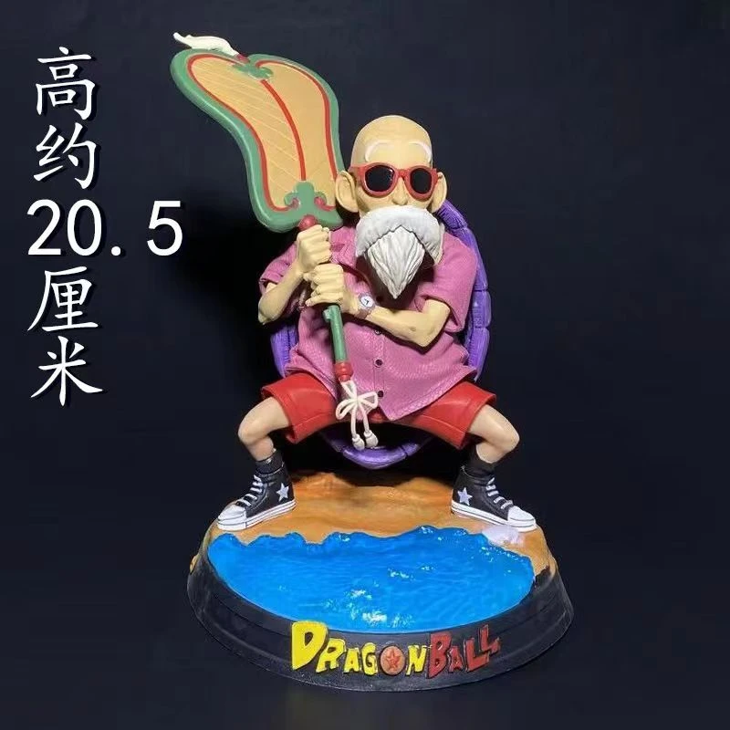 新款原厂七龙珠cm武天老师JD双色龟仙人赛亚人悟空手办模型摆件