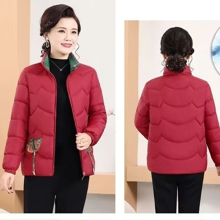 （晨现货）时尚国风刺绣加厚款棉服