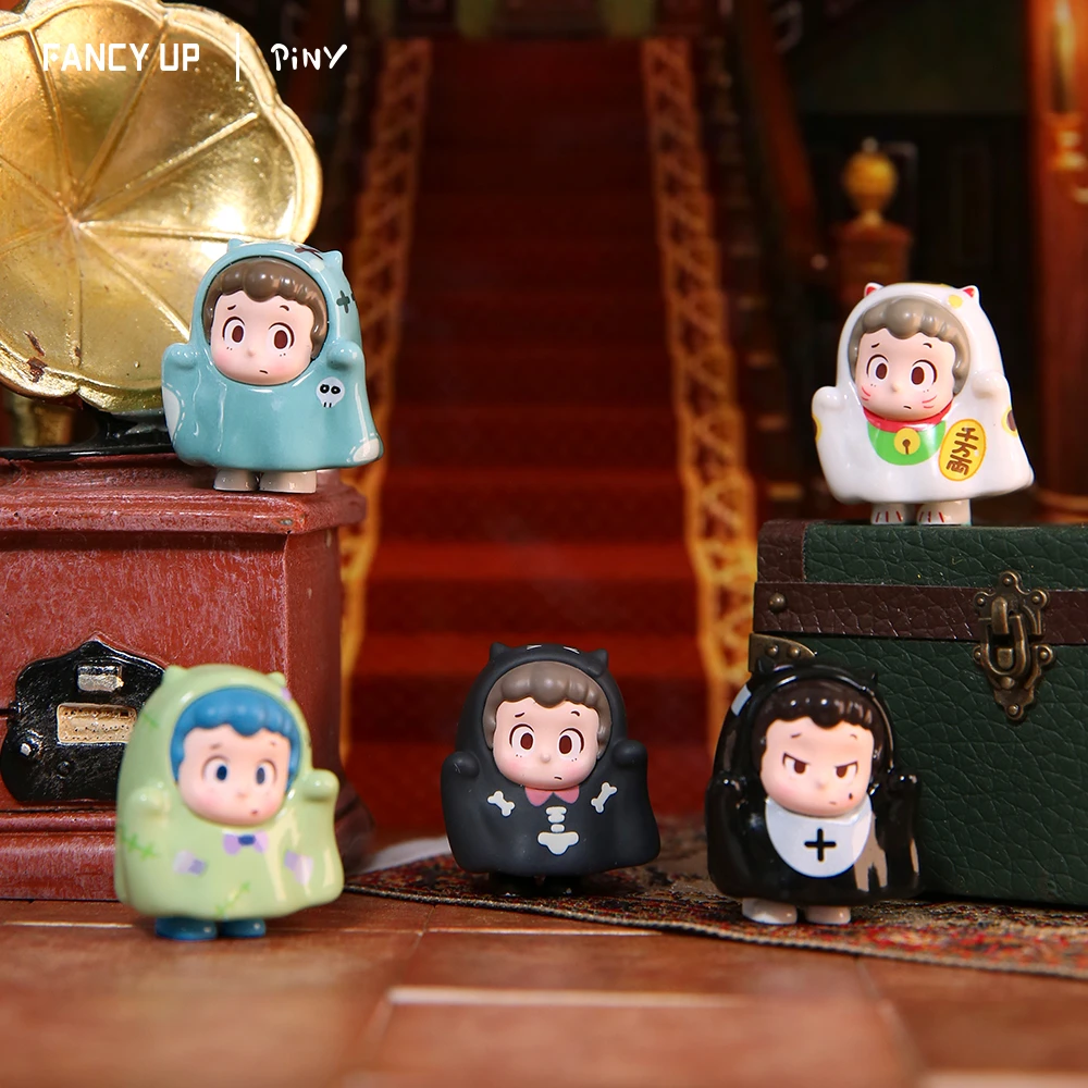 【拆盒】PINY一起鬼混系列萌粒盲袋潮玩