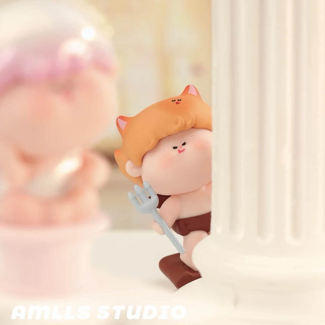 【拆盒】阿玛莉莉丝雕塑天使系列萌粒盲袋潮玩