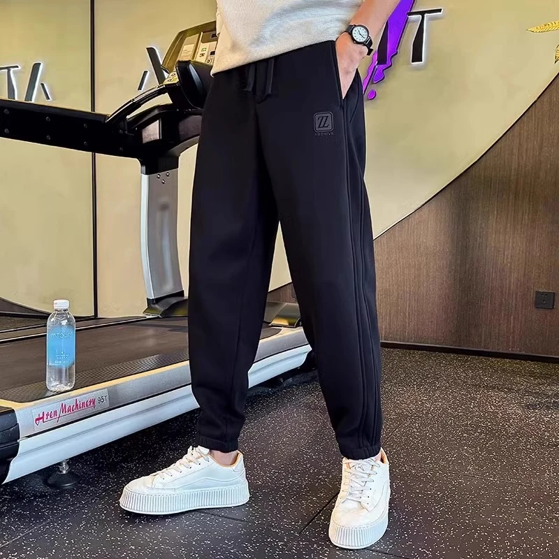 GSCebrodz休闲裤男春秋新款痞帅潮牌宽松直筒束脚裤子男款运动卫