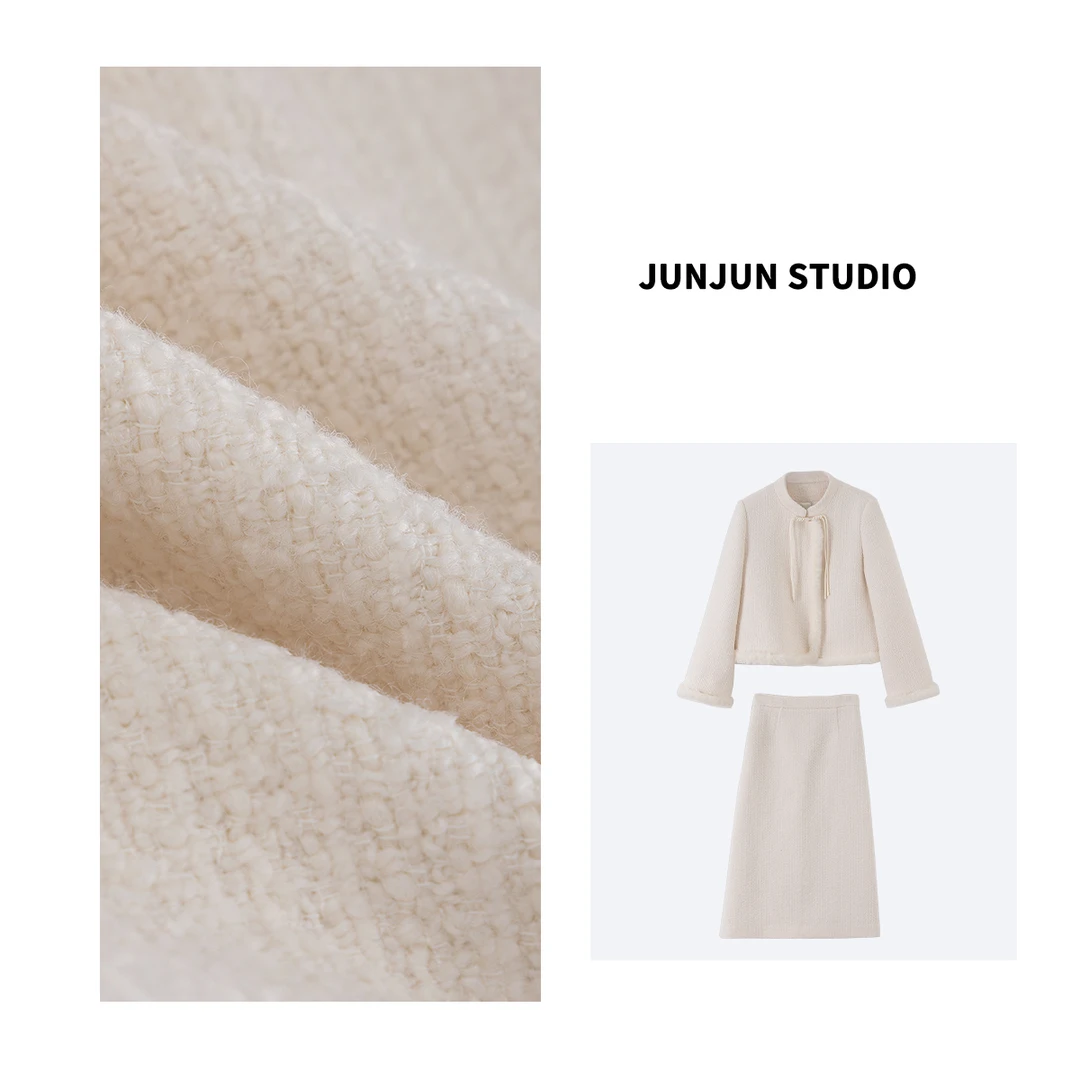 凯哥福利【云中歌】显瘦俏皮设计感外套长裙两件套J2023121504