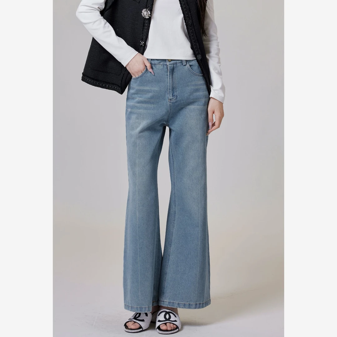 SHAOE清仓专场【知絮】新款时尚女春季宽松牛仔裤S2024011201