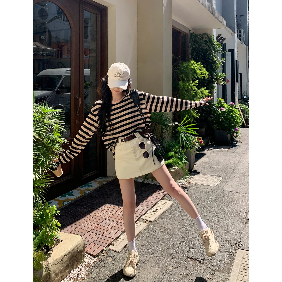 SHAOE清仓专场【透气T】T恤女夏日亲肤宽松慵懒风长袖透气上衣