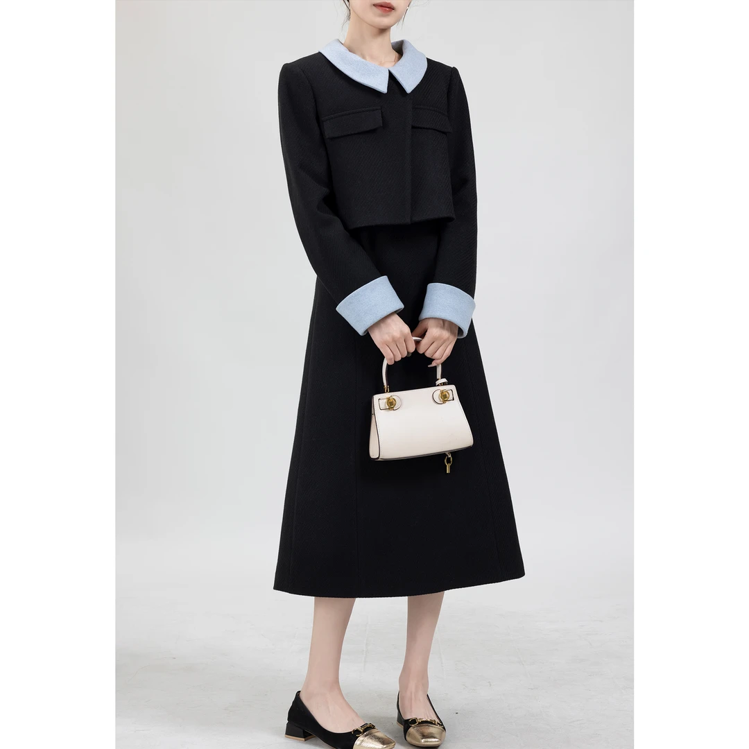 SHAOER清仓专场【海德花园】小香风套装上衣配背心裙S2023100608