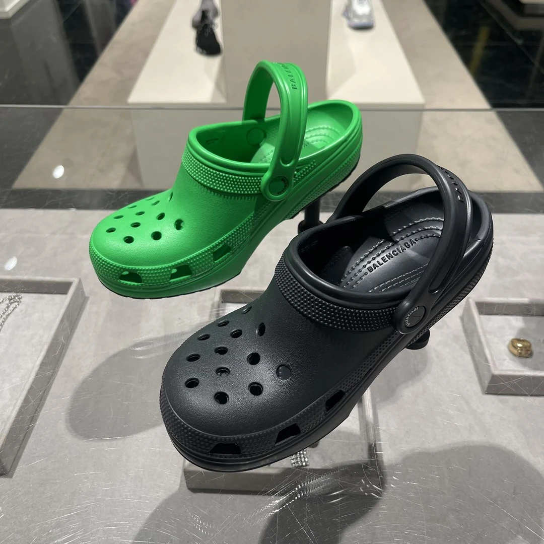 全新未使用 Balenciaga/巴黎世家 /七七/高跟洞洞鞋