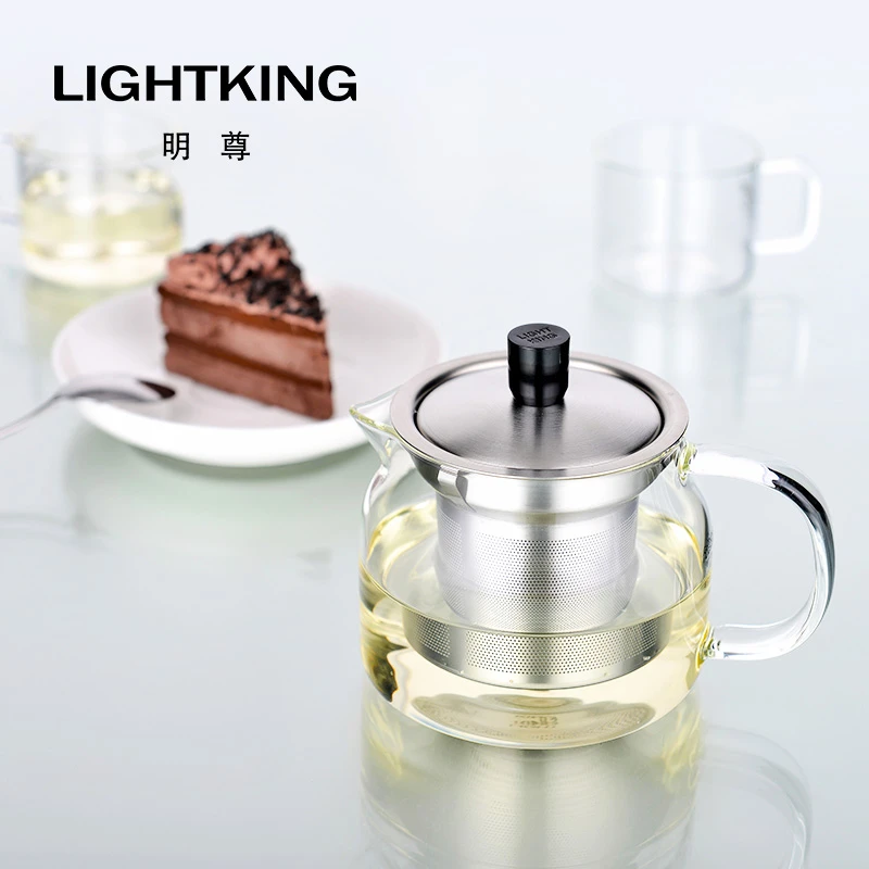 金灶明尊S'043泡茶壶耐高温玻璃茶壶过滤网飘逸杯泡茶杯家用办公