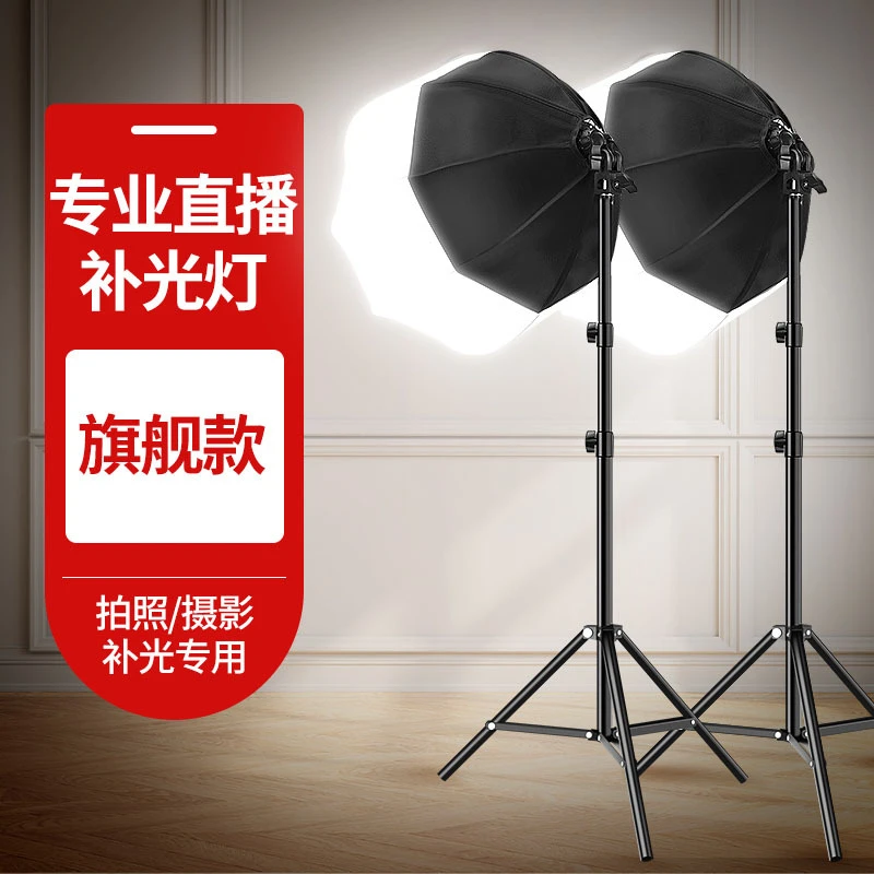 网红直播补光灯主播拍照美颜嫩肤LED球形柔光灯专业直播间打光灯
