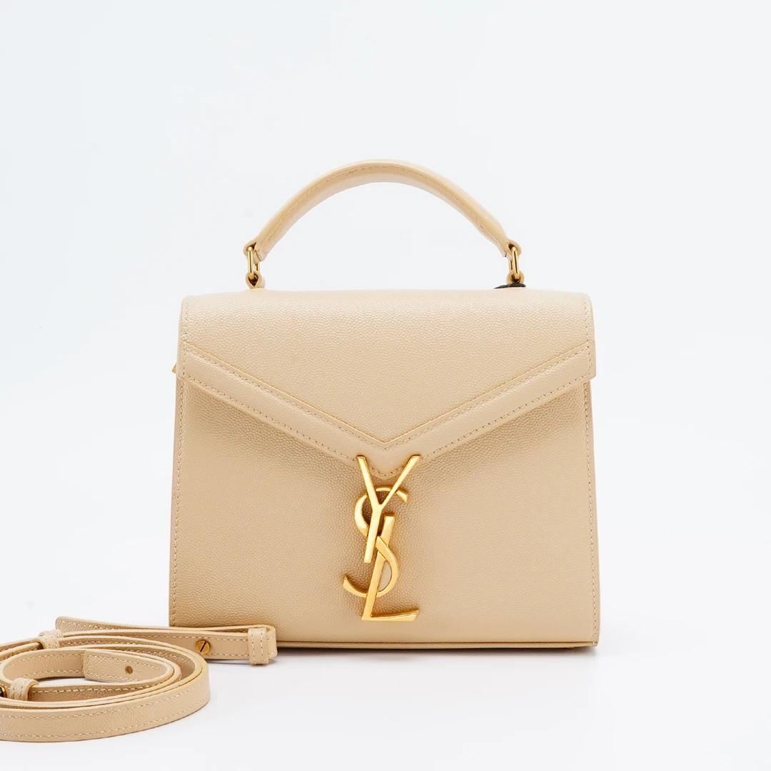 95新 YSL/圣罗兰  cassandra手提斜挎包小号鱼子酱/BG23008095