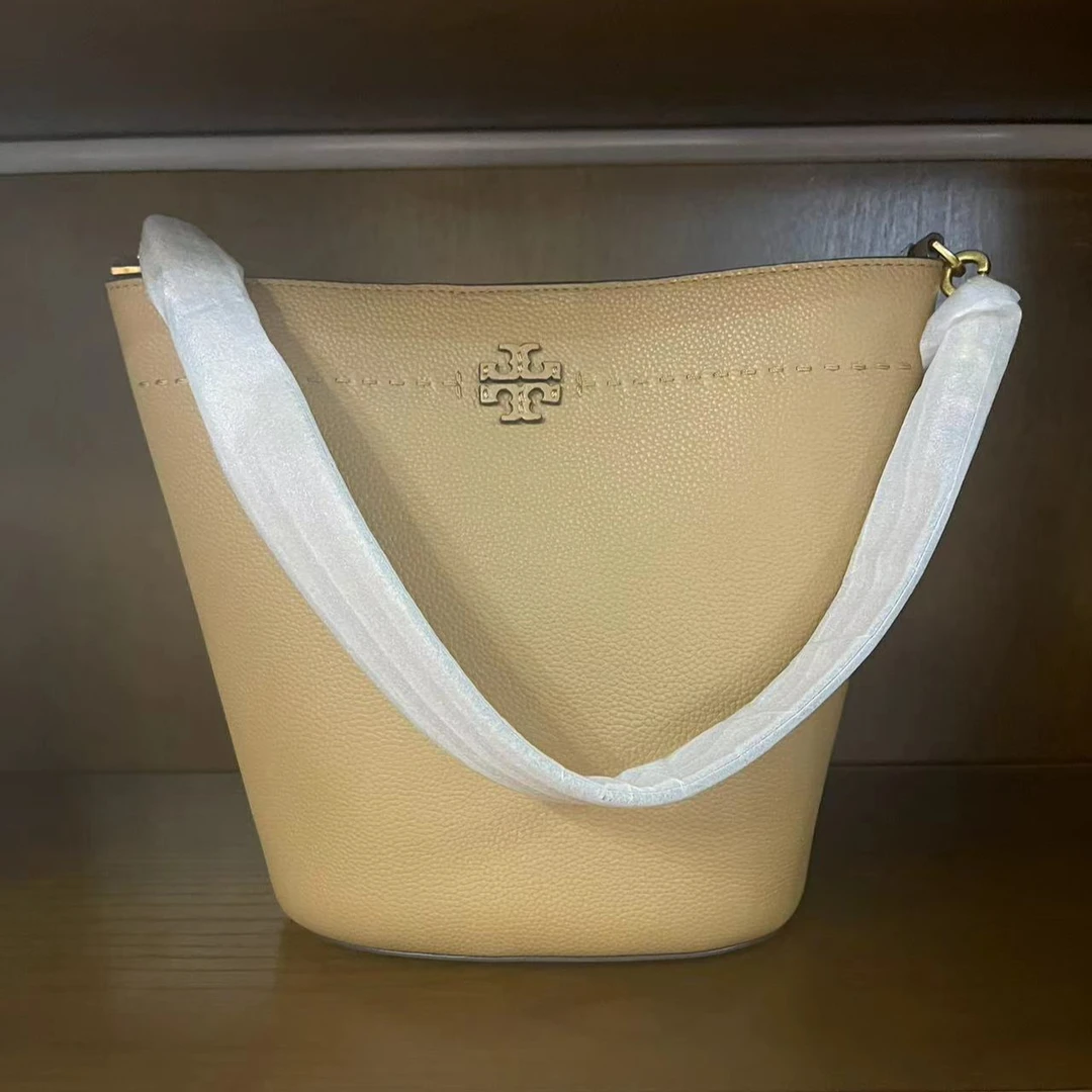 95新 TORY BURCH/汤丽柏琦  MG水桶包小号斜挎腋下包/TS011465