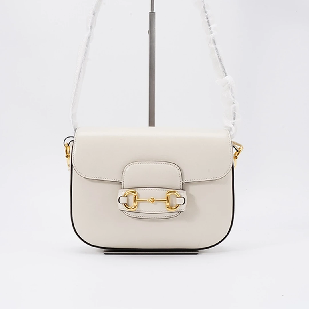 99新 GUCCI/古驰 98新/1955 mini包白色/BG22016521