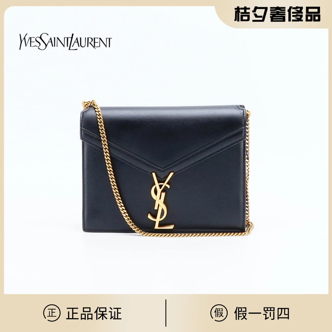 95新 YSL/圣罗兰 cassandra链条包光面/BG22013649