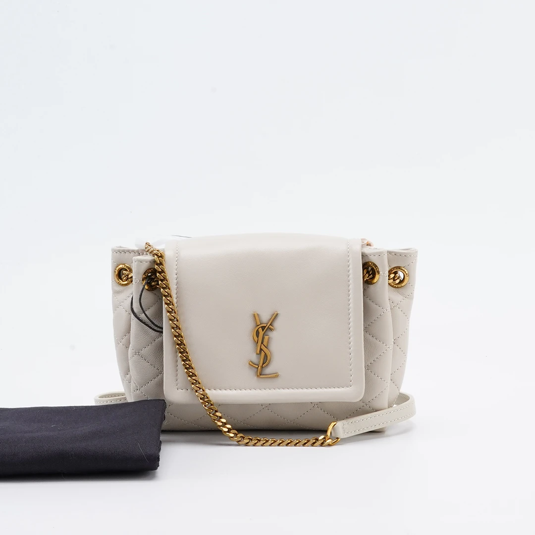 全新未使用 YSL/圣罗兰  nolita斜挎包mini/BG23005520