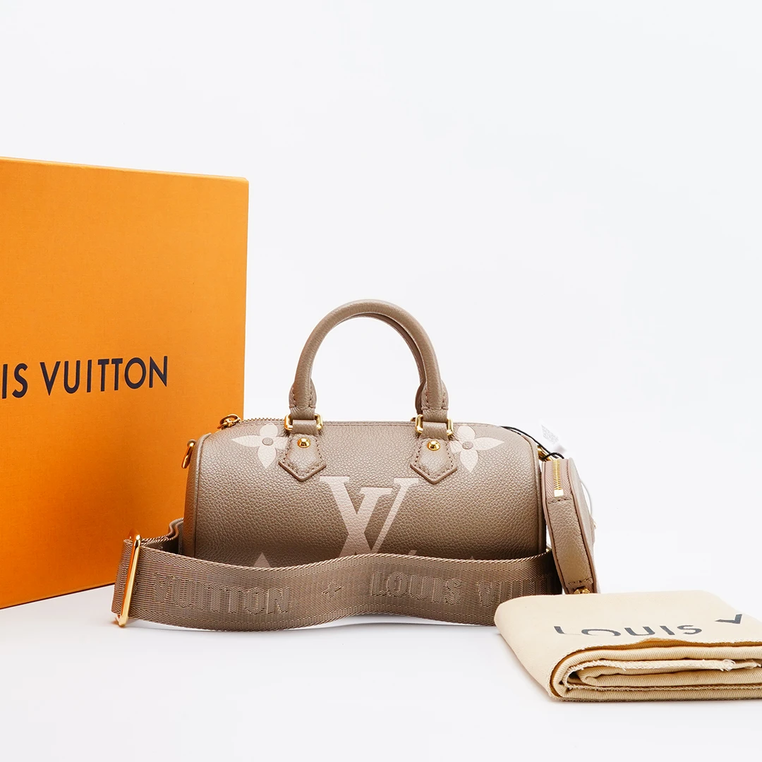 99新 LouisVuitton/路易威登 巴比龙bb包全皮/98新/BG23000473