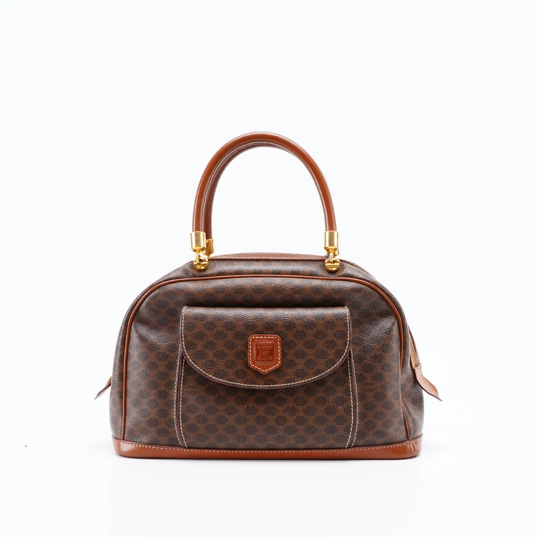 95新 Celine/思琳 【桔夕静文】中古珍妮包双层口袋款徽标款