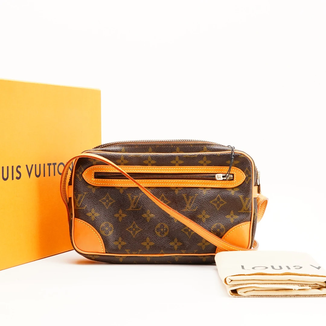 95新 LouisVuitton/路易威登 中古开口笑相机包A款/植鞣革换新