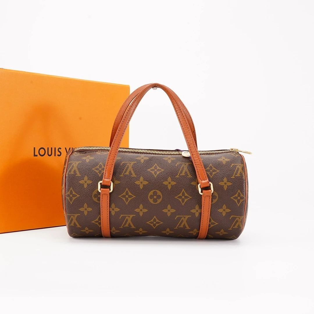 95新 LouisVuitton/路易威登 中古巴比龙26包植鞣革换/BG22015096