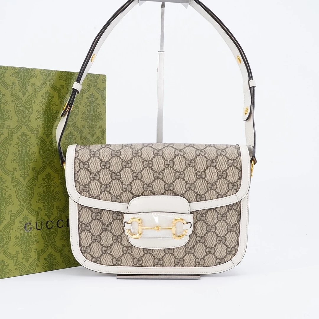 95新GUCCI/古驰1955包大号白色/BG22011332