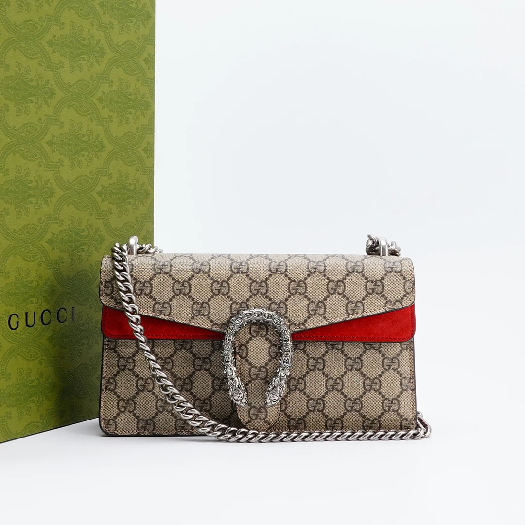 99新 GUCCI/古驰 酒神中号钻扣款/TS013190