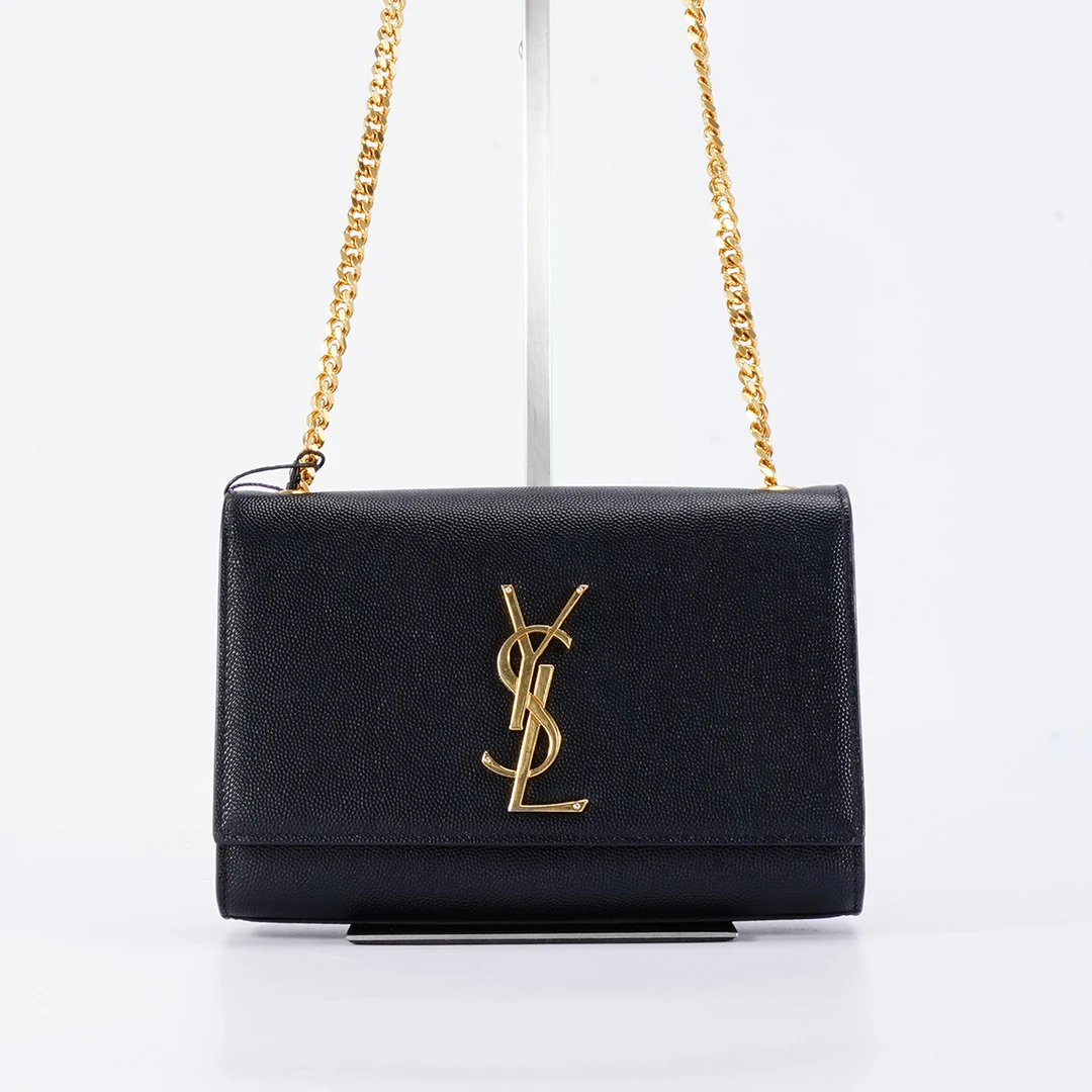 95新 YSL/圣罗兰 kate包小号黑金/BG22000987