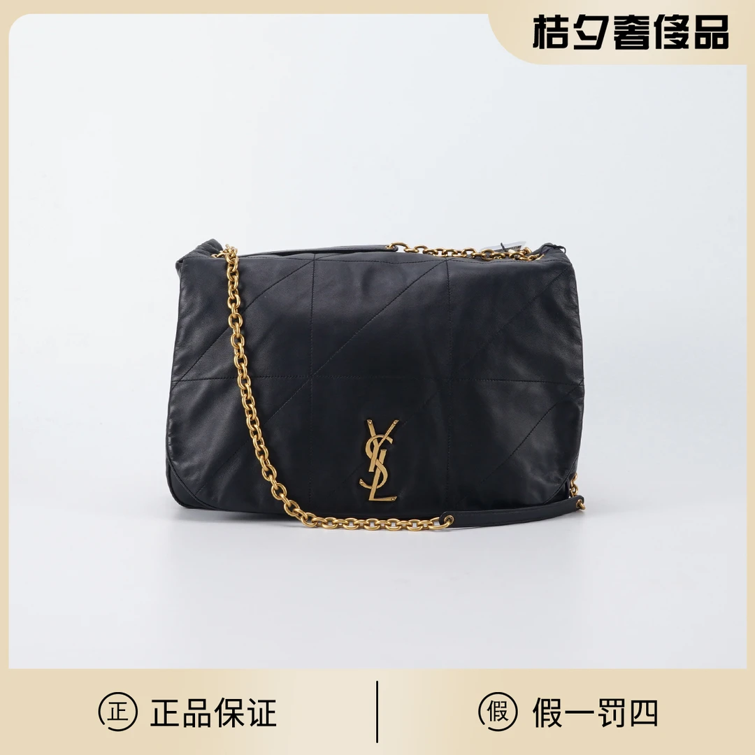 全新未使用 YSL/圣罗兰 单肩链条包黑金/BGD903020001
