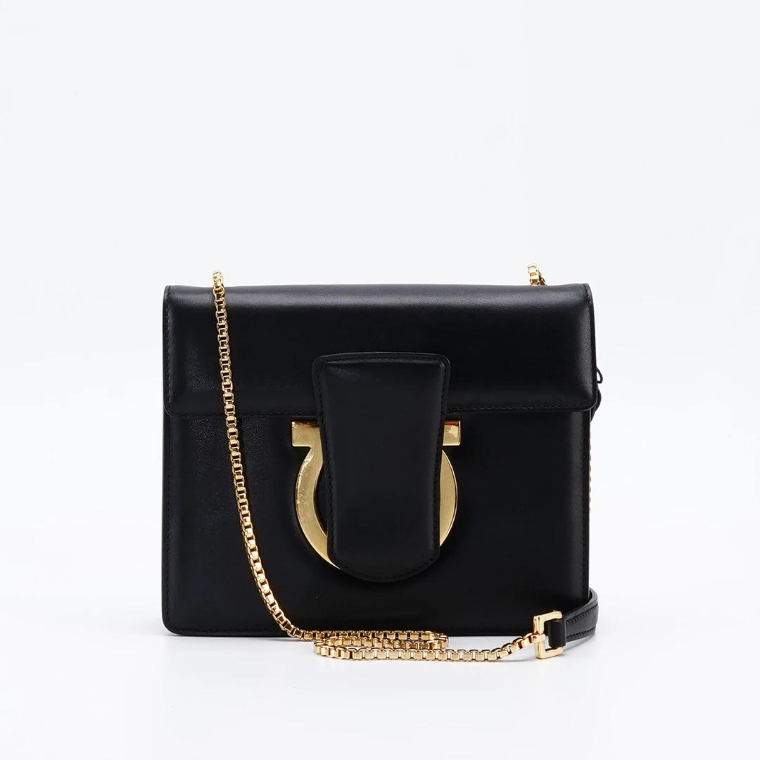 95新 FERRAGAMO/菲拉格慕 【一口价】thalia链条包/BG23003119