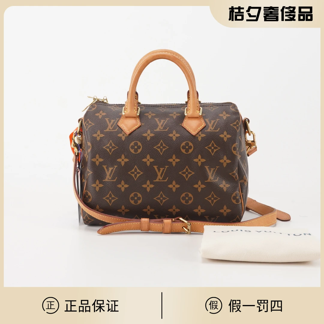 95新 LouisVuitton/路易威登 LV speedy25肩带款/BG22000786