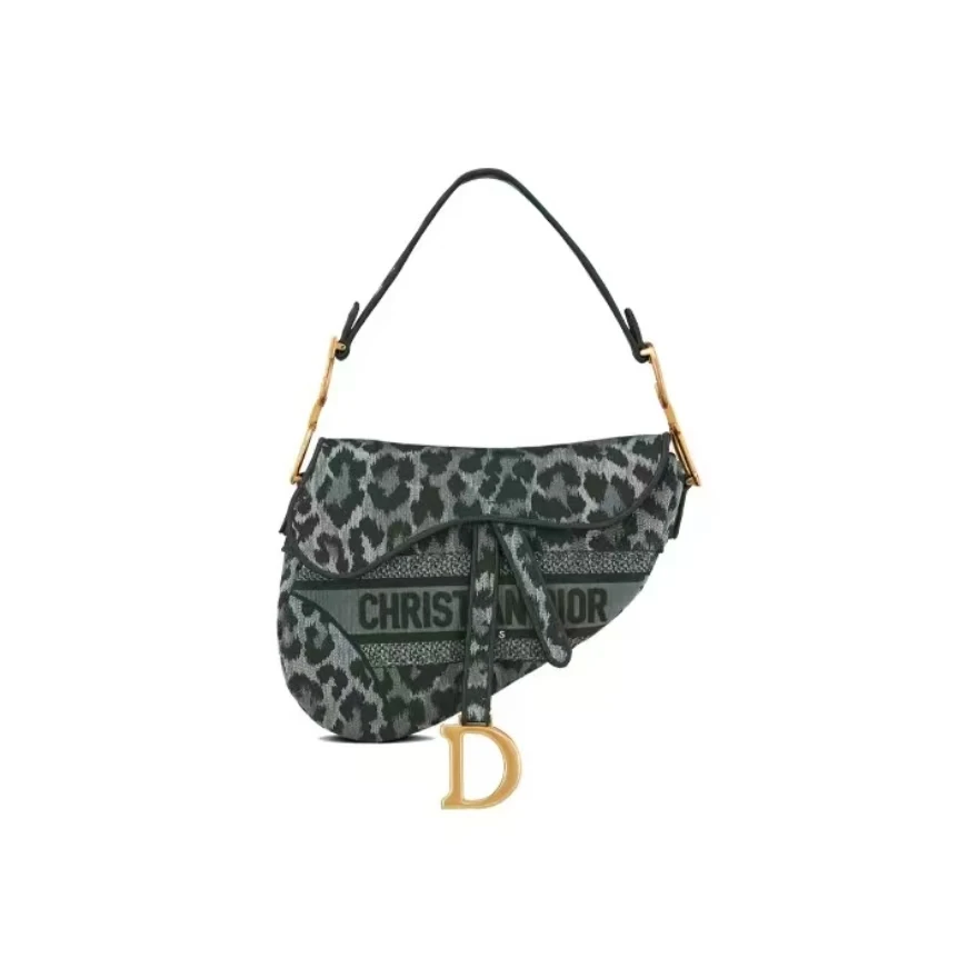 95新 DIOR/迪奥 saddle oblique 织物马鞍包/BGH401720009
