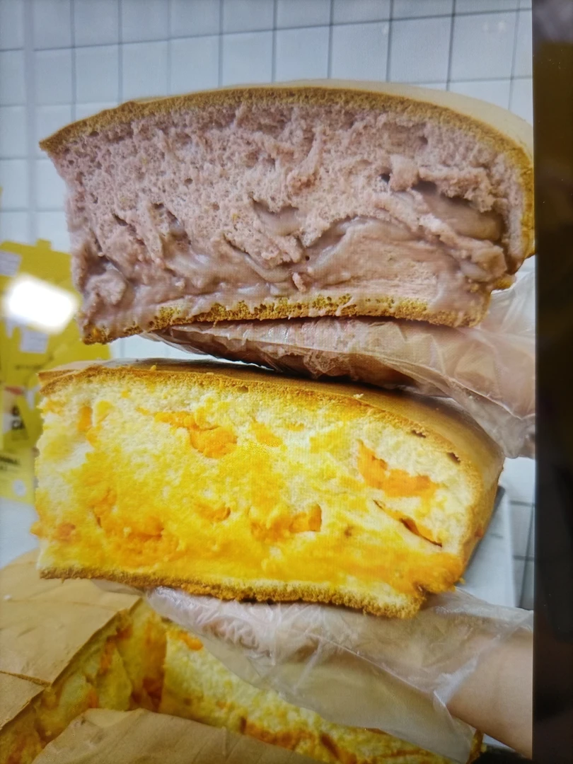 【招牌产品】古早蛋糕   原味/芋泥味  当天日期 新鲜制作