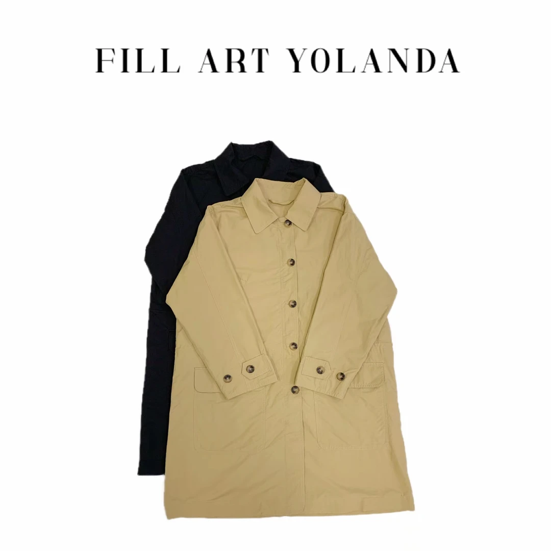 FAY  |  两色系四口袋时尚简约风衣外套（00870）