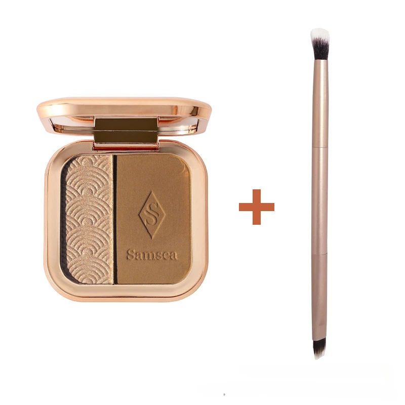 [美拉德妆造]高光修容粉一体盘鼻侧影脸部自然提亮一抹提亮好妆容