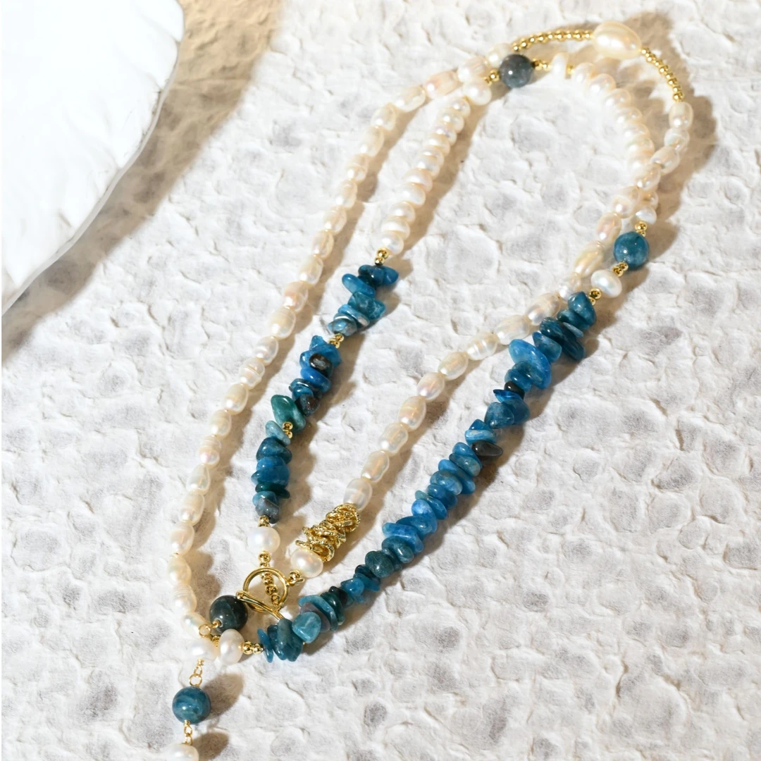 额尔齐斯河之泪项链精致小众高级感时尚气质百搭XL76