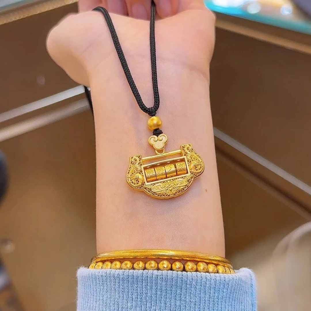 岁岁如意平安锁-