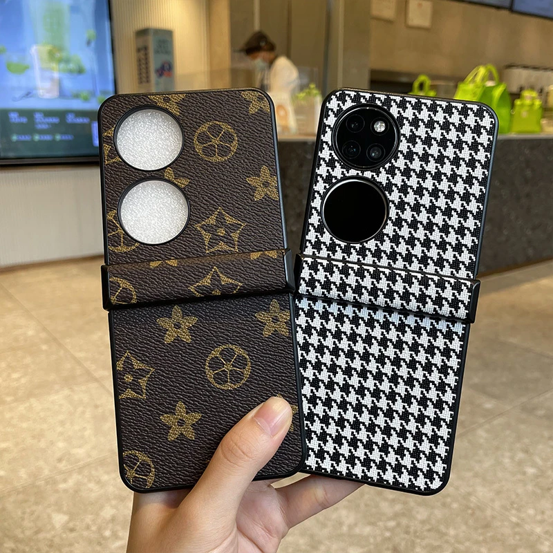 华为p50pocket手机壳高端潮牌皮套pocket2保护壳全包中轴Pockets