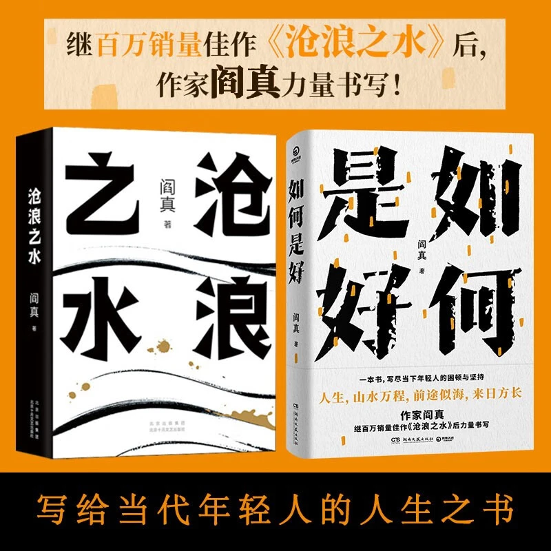 【新华书店】沧浪之水如何是好阎真作品集2册套装作家原著