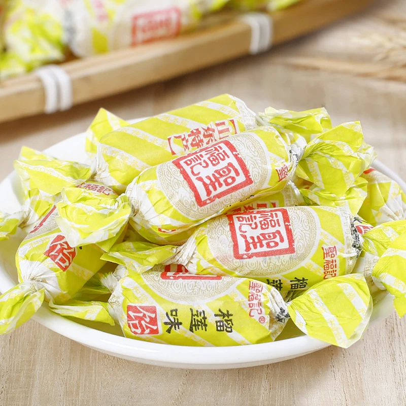 圣福记榴莲味高粱饴软糖可拉丝品质童年味道老式制作特产500g/袋