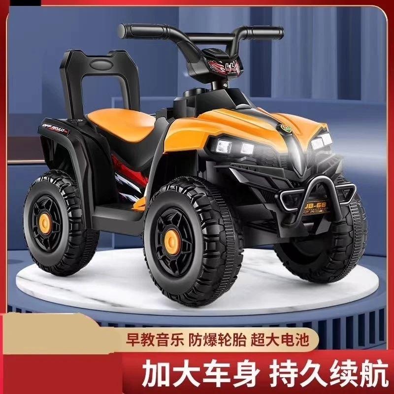 儿童电动车四轮车带遥控汽车沙滩车可坐人1到6岁网红宝宝玩具车