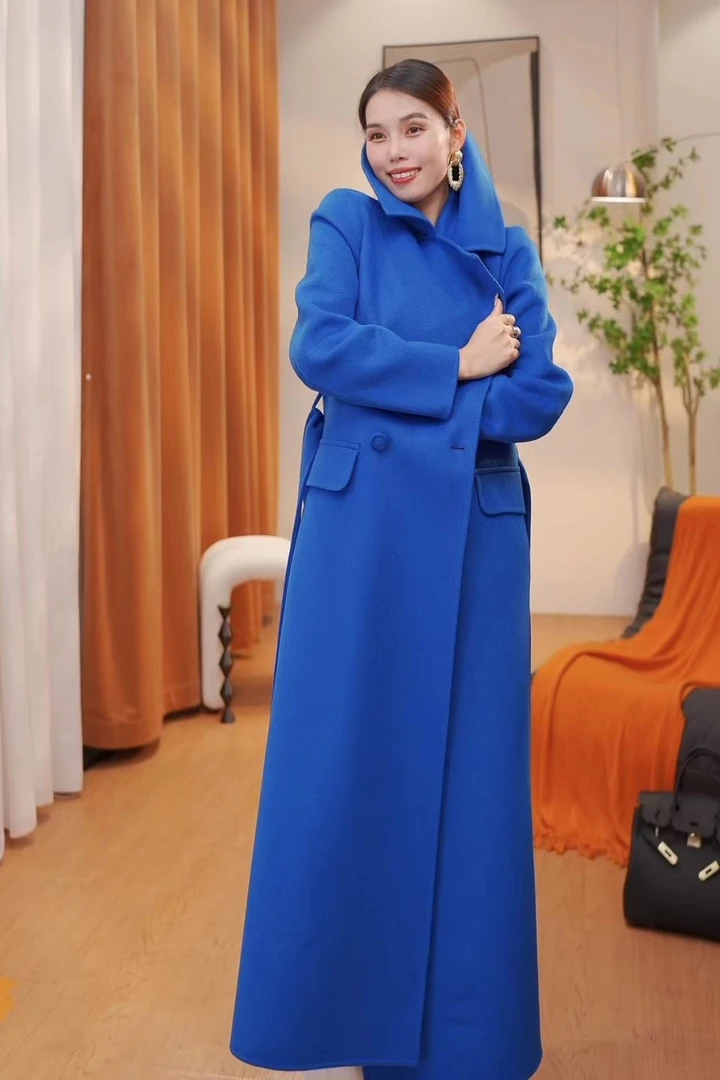 【U are U 国际】设计师原创高端贵气双面大衣百搭洋气高智淡人