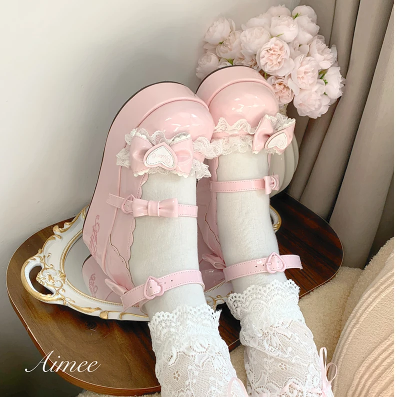 现货【小樱酱】厚底松糕鞋lolita优雅cla系可爱doll感洋娃娃鞋少女